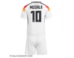 Germania Jamal Musiala #10 Prima Maglia Bambino Europei 2024 Manica Corta (+ Pantaloni corti)